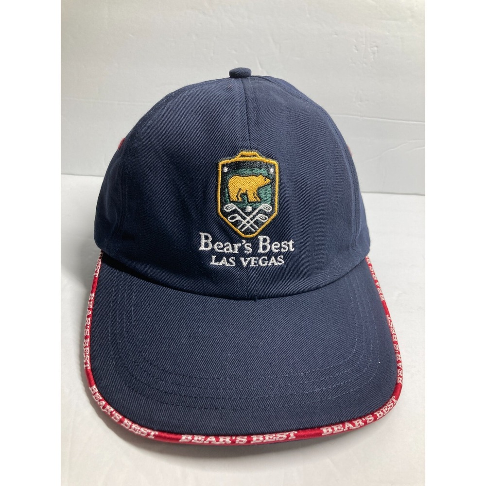 Bear's Best Las Vegas Golf Cap Hat Adult Blue Adjustable Red Rock Canyon